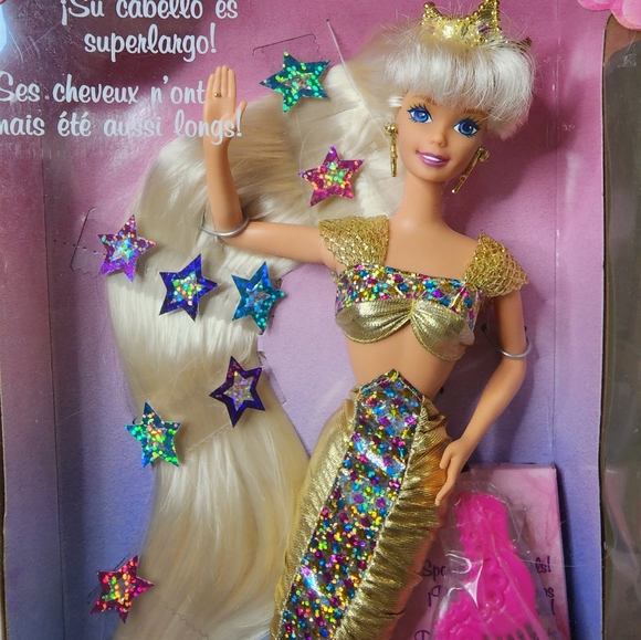 Barbie Jewel Hair Mermaid, 1995 Year, LongHair, Vintage Barbie , Old Barbie Doll - Picture 10 of 11